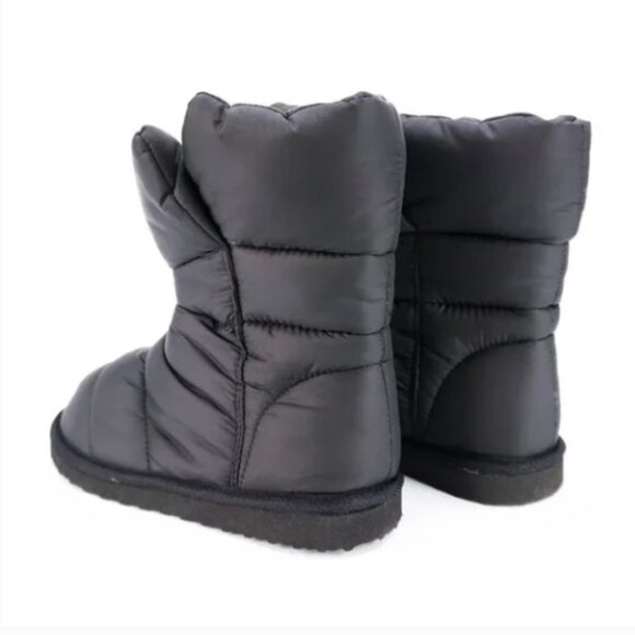 QUPID CARI-38A Black Nylon Boots - Women's Size 6 - Picture 2 of 11